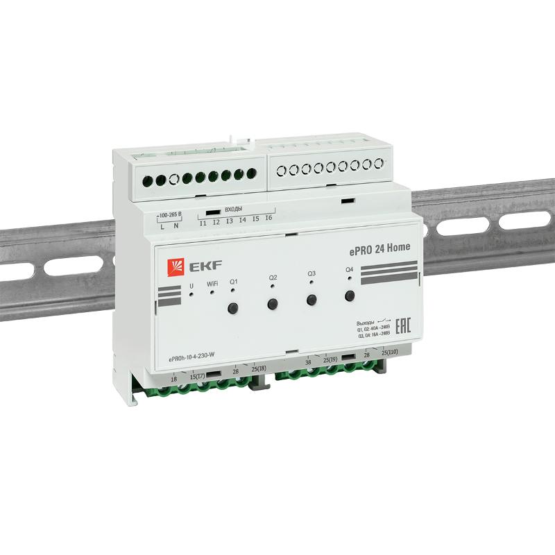 Контроллер ePRO24 удаленного управления 6вх\4вых 230В WiFi Home | ePRO-h-10-4-230-W | EKF — миниатюра 14
