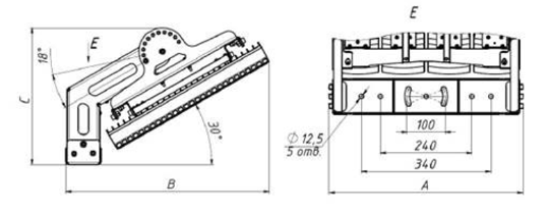 Светильник светодиодный HB LED 800 D60 HFD 4000K G2 | 1224003860 | Световые Технологии — миниатюра 3