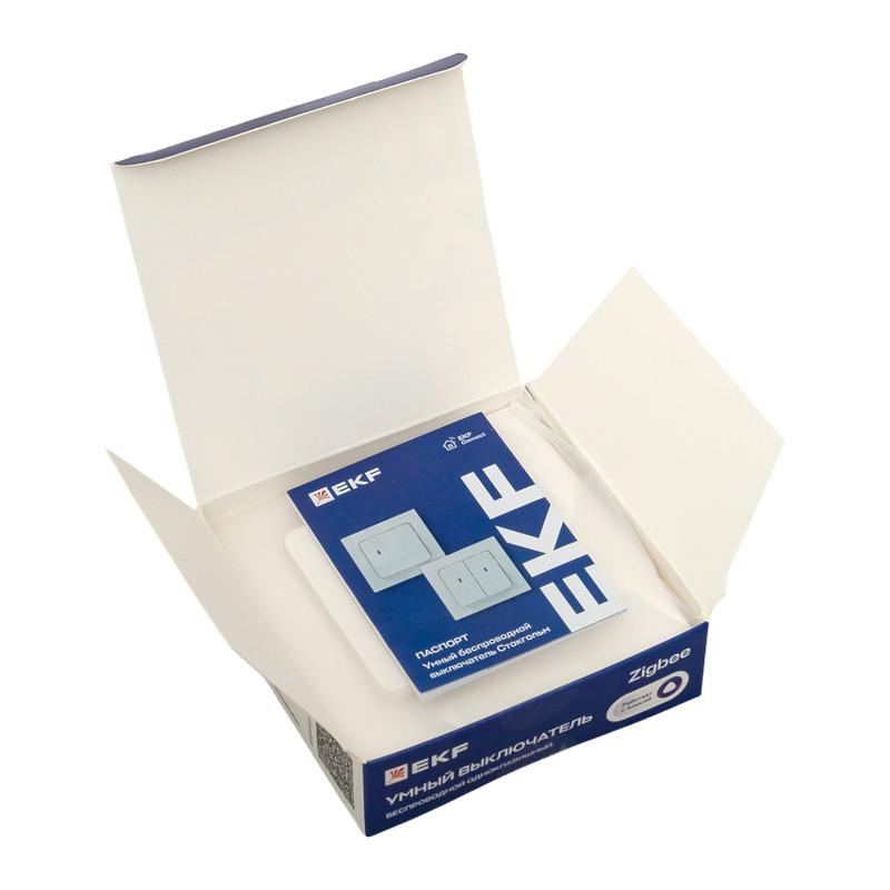 Умный беспроводной выключатель Стокгольм 1-кл белый Zigbee  Сonnect|RCV-ST1-WS-ZB|EKF — миниатюра 9