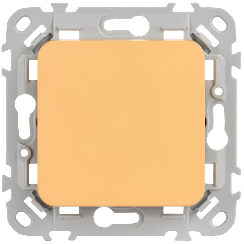 FLITE Выключатель 1-клавишный 10А ВС11-1-0-ФлЗ золотарник | FI-V10-0-10-1-K90 | IEK — миниатюра 3