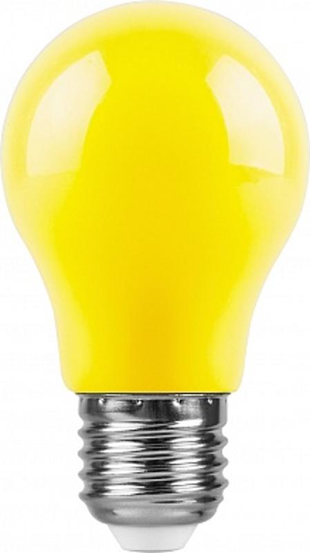 Лампа светодиодная для белт лайта LB-375 (3W) 230V E27 желтый A50 | 25921 | FERON — миниатюра 1