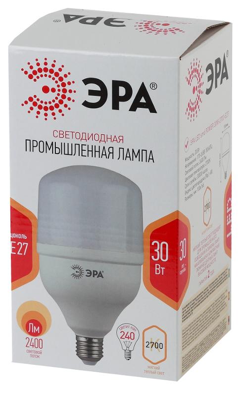 Лампа светодиодная LED 30Вт Е27 220В 2700К smd POWER | Б0027002 | ЭРА — миниатюра 2