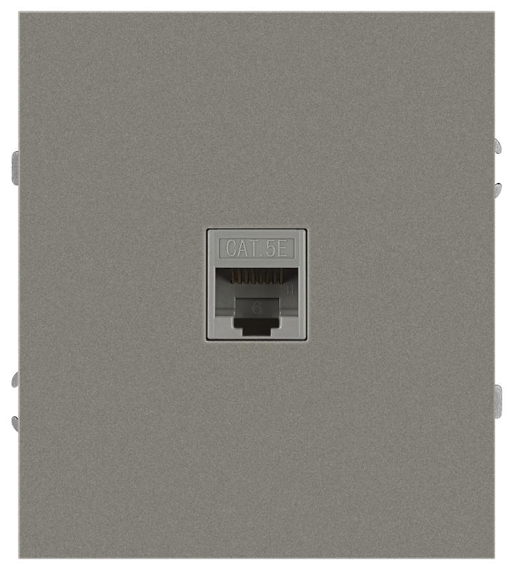 Розетка Arktik 16-3107-07 информационная RJ45 титан | Б0070480 | ЭРА — ЭРА (Энергия света)