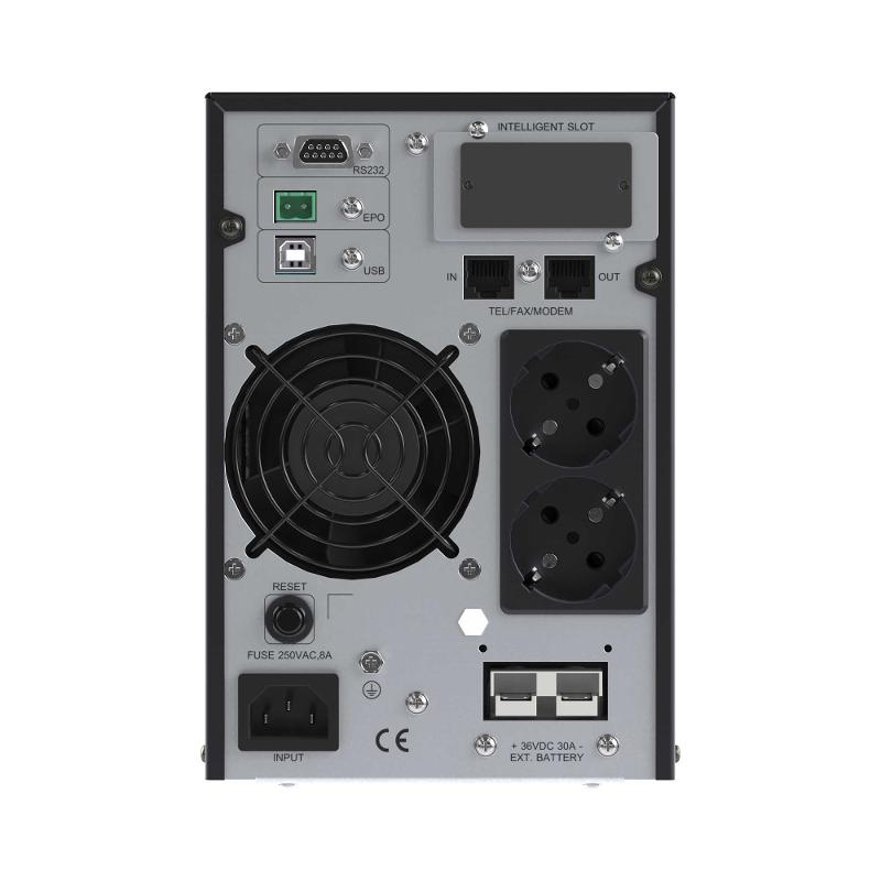 Онлайн ИБП, Small Tower, 1000VA/900W, 2xSchuko, USB, без АКБ | SMALLT1A0PS | DKC — миниатюра 4