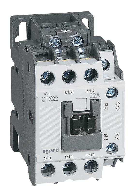 Контактор CTX3 22 3P 22A 1но1нз ~380В | 416118 | Legrand — Legrand
