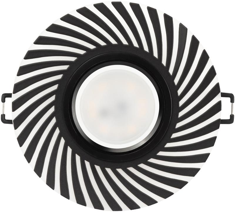 Светильник светодиодный DK LD32 BK /1 декор cо светодиодной подсветкой MR16 220V max 11W черный | Б0046908 | ЭРА — миниатюра 5