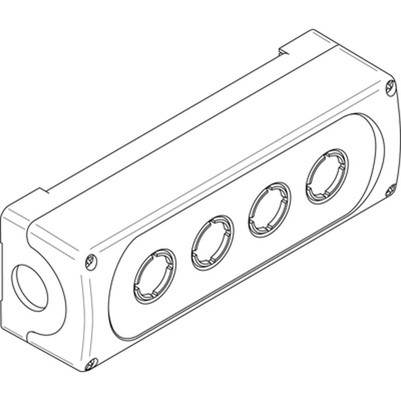Корпус кнопочного поста MEP4-0 на 4 элемента пластиковый | 1SFA611814R1000 | ABB — ABB