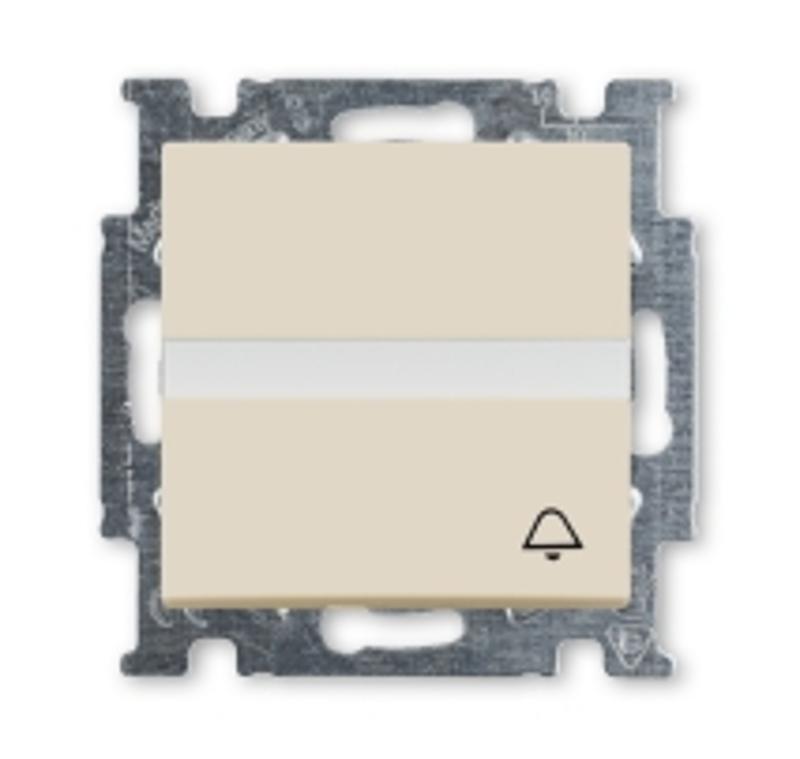 ABB Basic 55 Сл. кость Выключатель кнопочный с полем для надписи | 1413-0-1087  | 2CKA001413A1087 | ABB — ABB