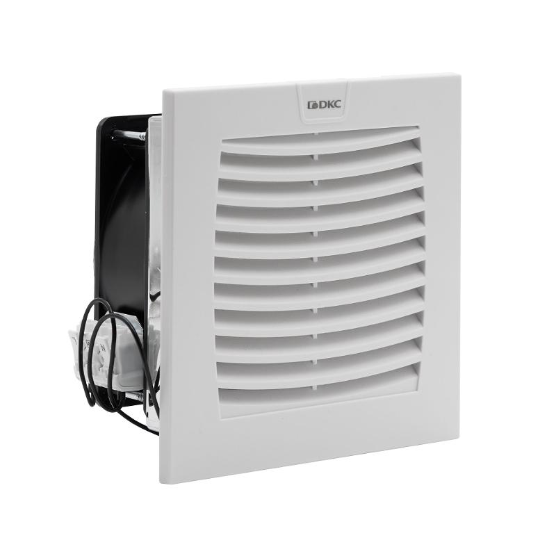Вентилятор с фильтром ЭМС 100 м3/ч, 230В AC, 152х152 мм, IP54 | R5MCV15230 | DKC — DKC (ДКС)