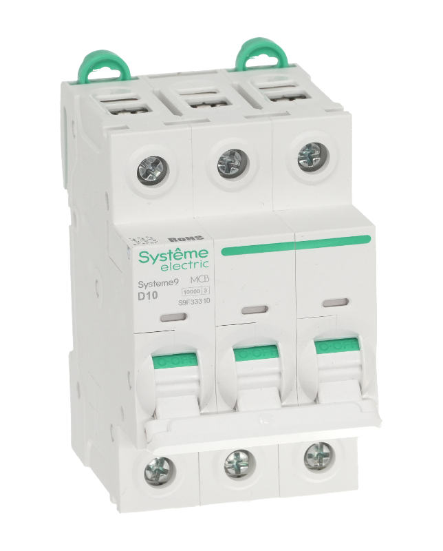 Systeme9 Автоматический выключатель (АВ) D 10A 3P 10kA 400В | S9F33310 | SE — миниатюра 5