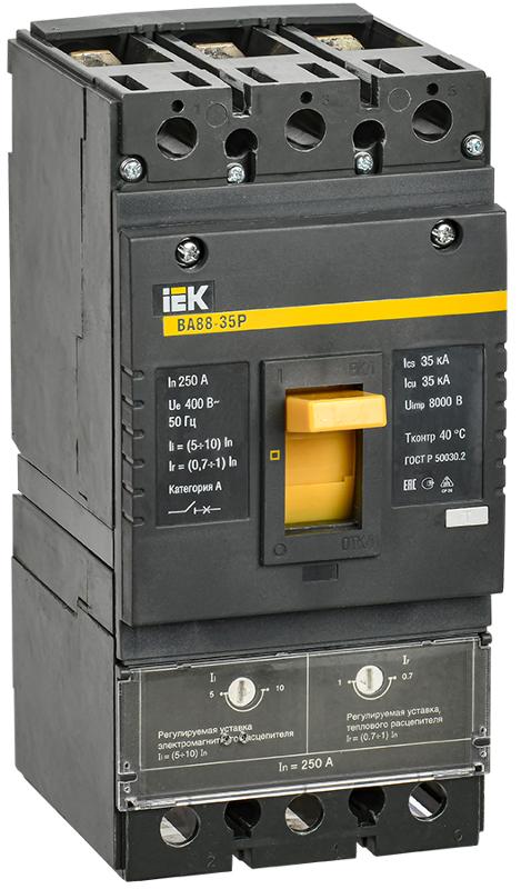 Авт. выкл. ВА88-35Р  3Р  250А  35кА   | SVAR30-3-0250 | IEK — IEK (ИЭК)