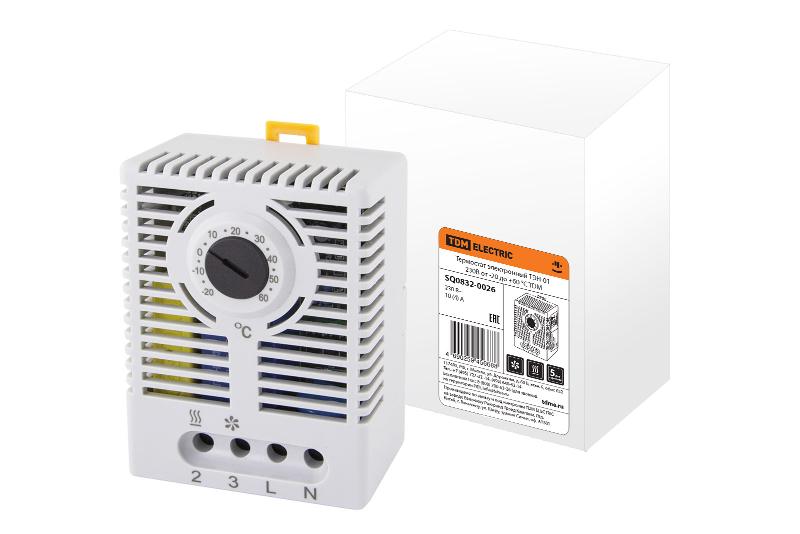 Термостат электронный ТЭН-01 230В от -20 до +60 °C | SQ0832-0026 | TDM — TDM ELECTRIC
