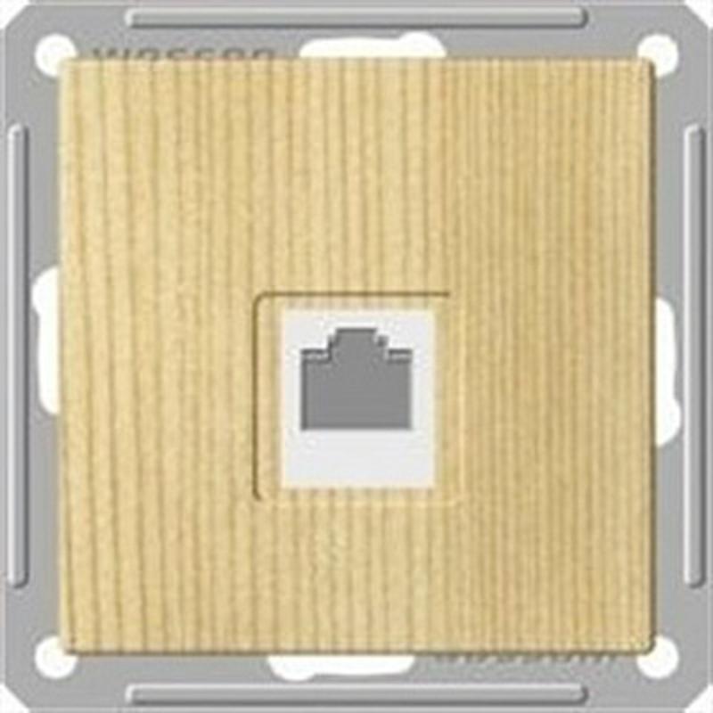 W59 Сосна Розетка телефонная 1-ая RJ11 | RSI-152T-7-86 | SE — Systeme Electric