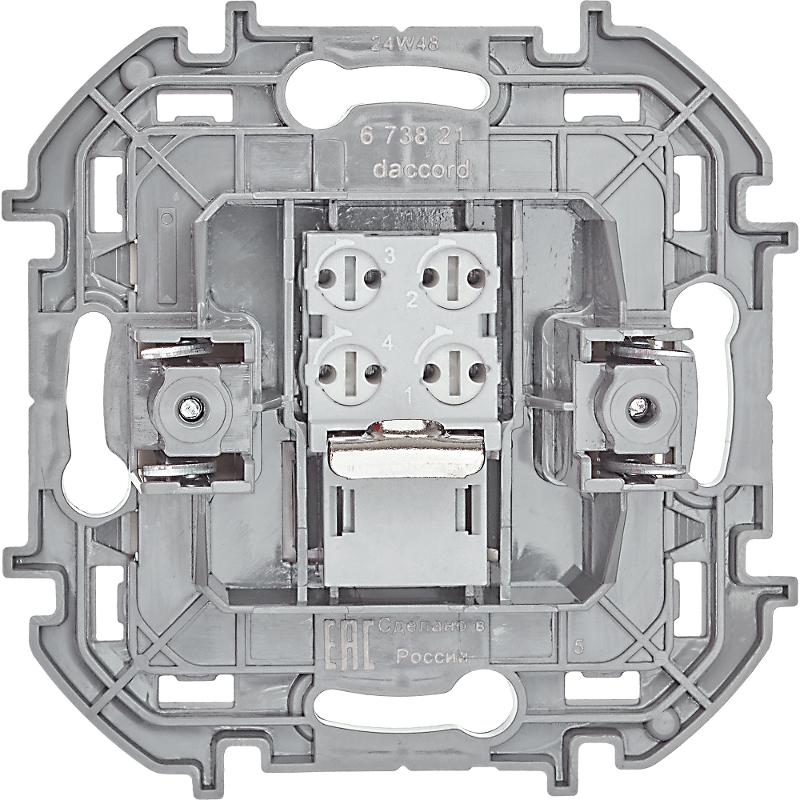 Inspiria Слоновая кость Розетка телефонная RJ11 С/У без рамки — миниатюра 8
