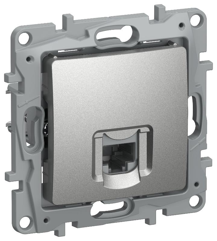 Etika Алюминий Розетка компьютерная RJ45 кат.5Е UTP  | 6724411 | IEK — IEK (ИЭК)