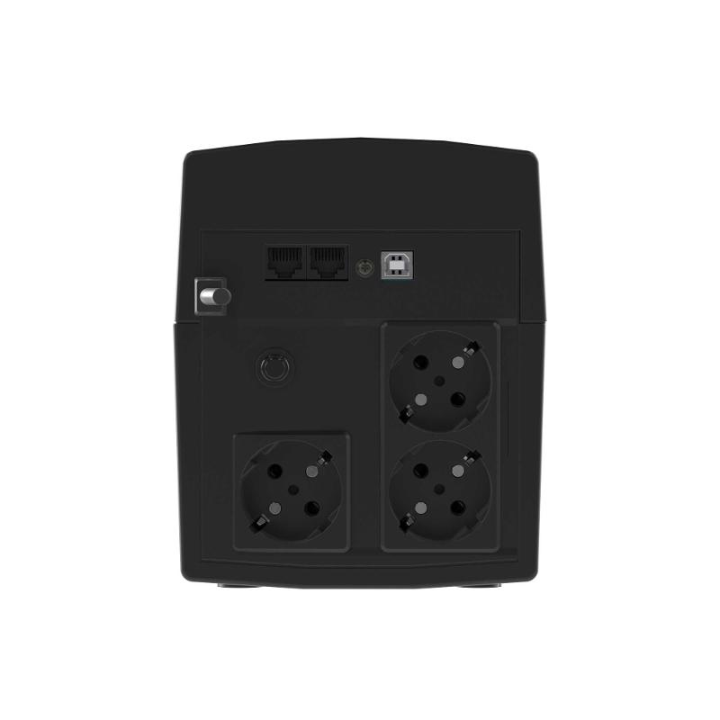 ИБП Info LCD, 1500 ВА, Schuko (3), USB + RJ45 | INFOLCD1500S | DKC — миниатюра 4