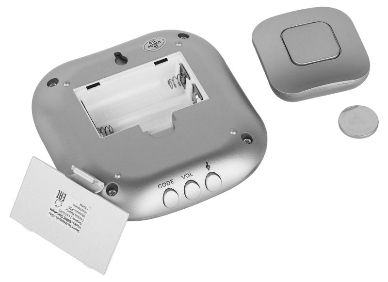 Звонок  ЭРА BIONIC Silver беспроводной | Б0017749 | ЭРА — миниатюра 4