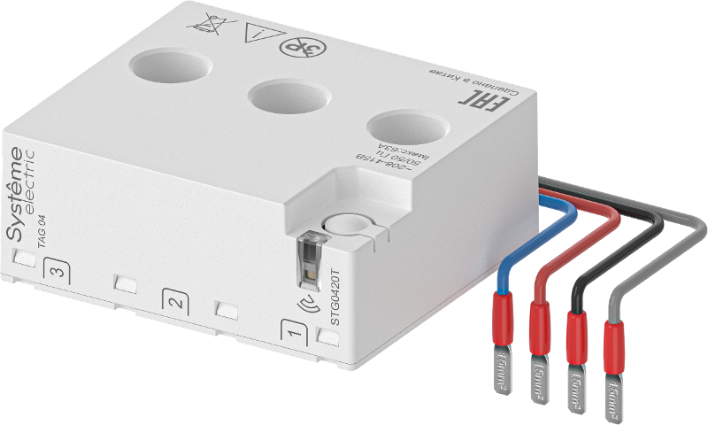 Беспроводной датчик энергии, 3P+N, до 63А, проводное соединение | STG0420T | SE — Systeme Electric