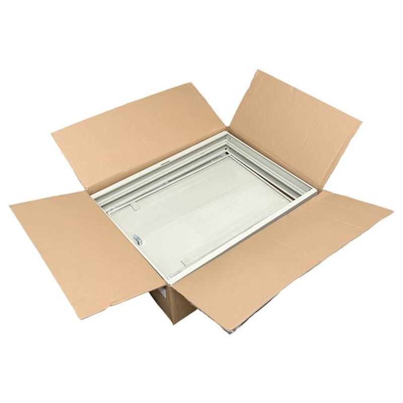 Шкаф настенный 19" TERACOM PRO 15U 600х600 мм дверь стеклянная с замком-ручкой серый|TRP-WLL-1566-40G|EKF — миниатюра 22