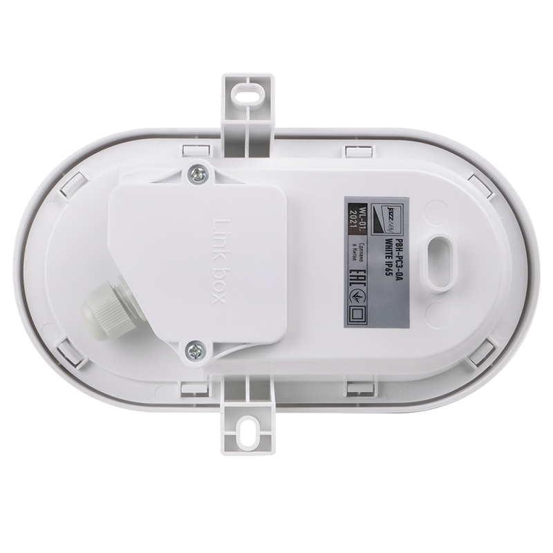 Светильник светодиодный пылевлагозащищенный для ЖКХ ДПБ PBH - PC3-OA 12W 4000K WHITE IP65 овал | 5009264 | Jazzway — миниатюра 2