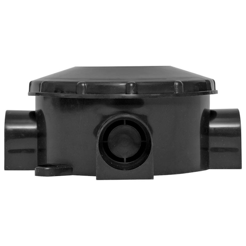 Коробка распределительная КМР-040-040б трехрожковая черная (70х35) EKF PROxima | plc-kmr-040-040b | EKF — миниатюра 3
