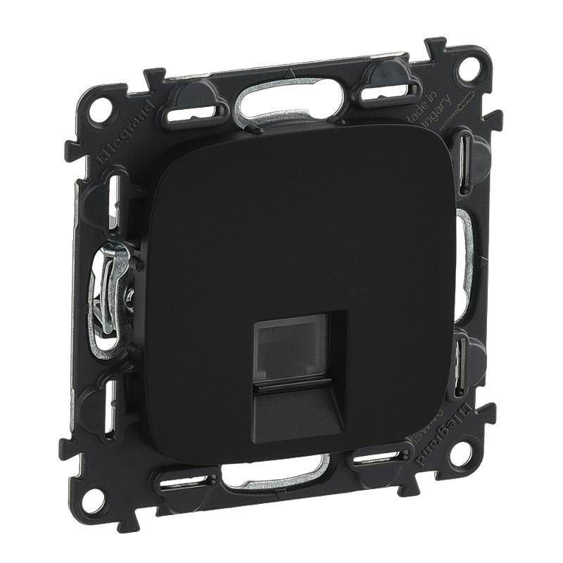 Valena ALLURE DIY Антрацит Розетка ТЛФ 1-ая (RJ11) | 753948 | Legrand — Legrand