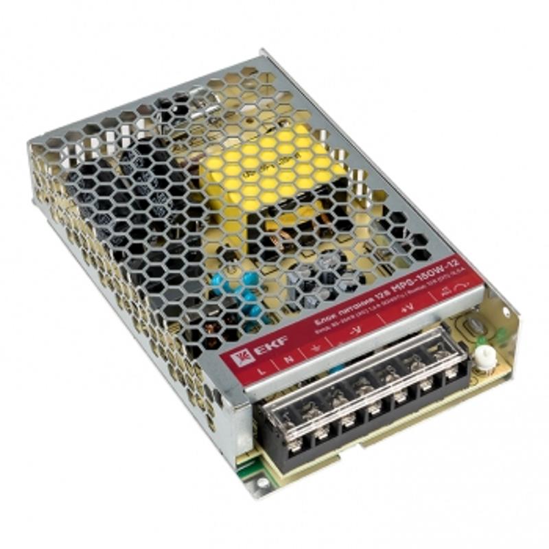 Блок питания 12В MPS-150W-12  Proxima | mps-150w-12 | EKF — EKF