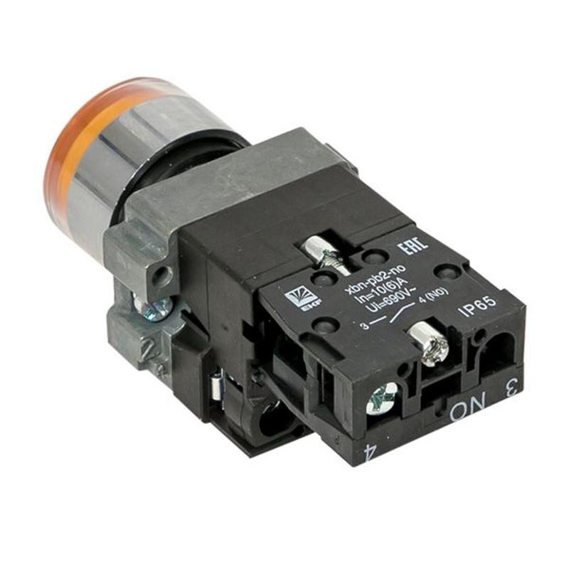 Кнопка BA51 с подстветкой 230В желтая NO IP65 PROxima | xb2-bw51-230-65 | EKF — миниатюра 9