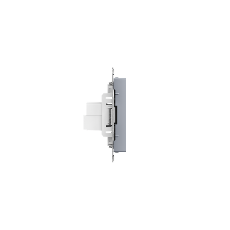 Механизм розетки HDMI+RJ45 (cat5), алюминий Эпика EKF | UP1-SOA-HDMI+RJ45 | EKF — миниатюра 3