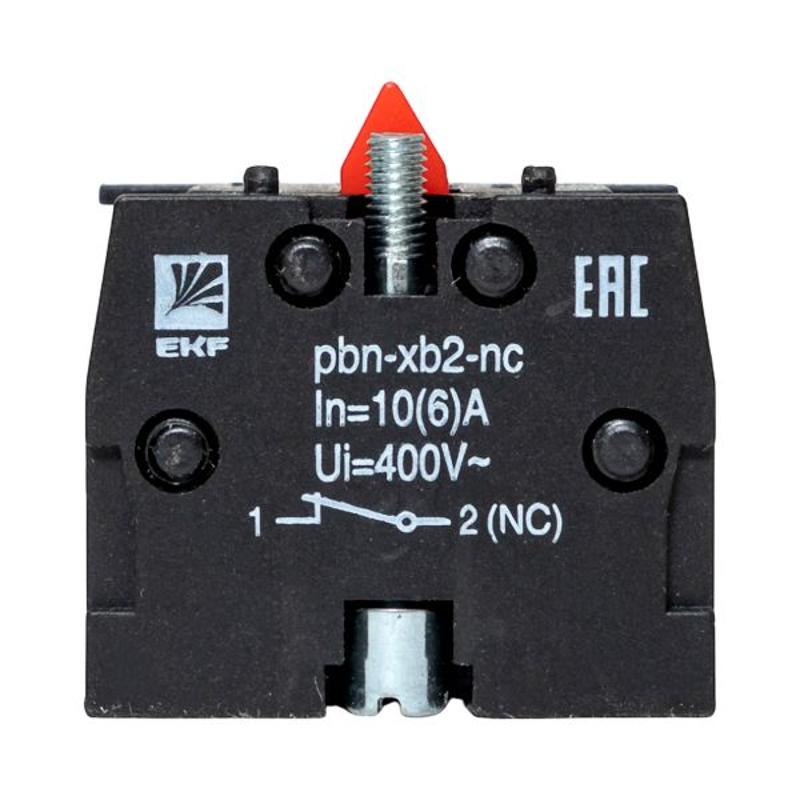 Дополнительный контакт XB-2 NC красный EKF PROxima | pbn-xb-2-nc | EKF — миниатюра 3