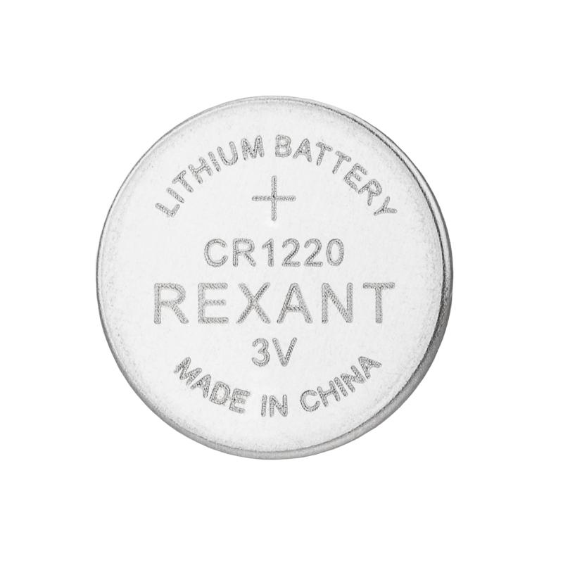 Батарейка литиевая CR1220 3В блистер 5 шт. (полный аналог 30-1102) | 39-1102 | REXANT — REXANT