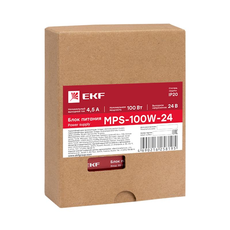 Блок питания 24В MPS-100W-24 EKF Proxima |  mps-100w-24 |  EKF — миниатюра 7