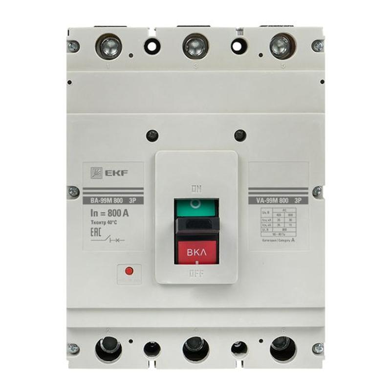 Выключатель автоматический ВА-99М 800/800А 3P 50кА EKF Basic | mccb99-800-800m | EKF — миниатюра 7