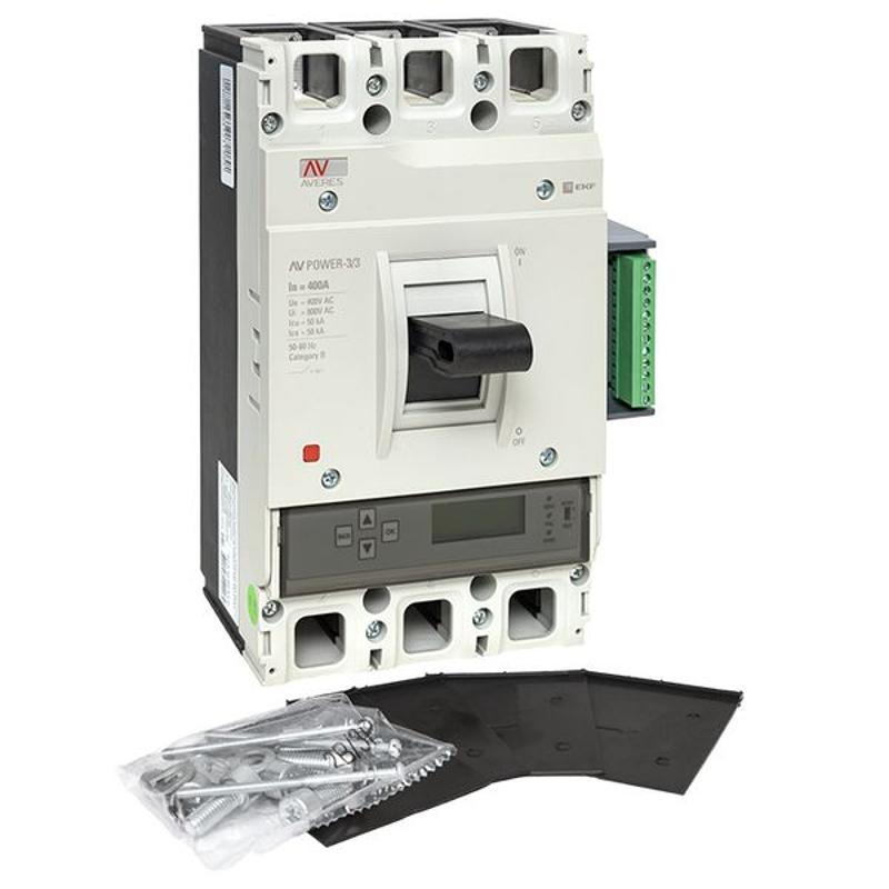 Выключатель автоматический AV POWER-3/3 400А 50kA ETU6.2 | mccb-33-400-6.2-av | EKF — миниатюра 13