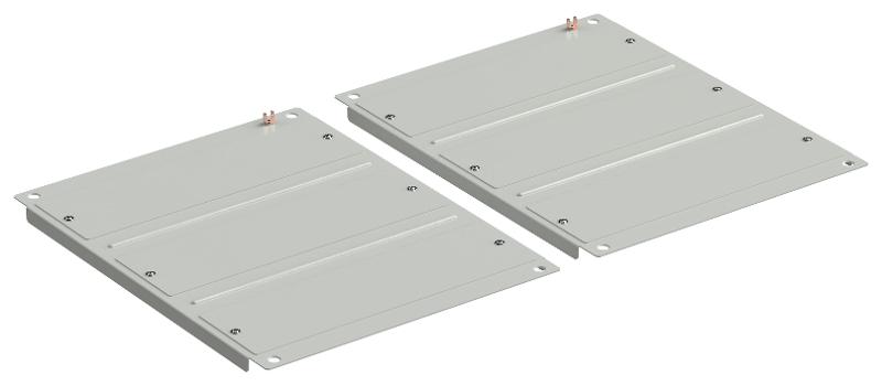 ITK LINEA S Панель основ. шкафа 600х1000мм сер. (2шт/компл) | LS-BP35-600-1000 | ITK — миниатюра 1