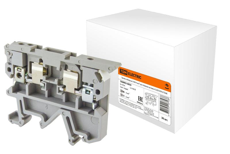 Зажим наборный ЗНИ 4мм2 для плавких вставок 5х20 500В  | SQ0803-0059 | TDM — TDM ELECTRIC