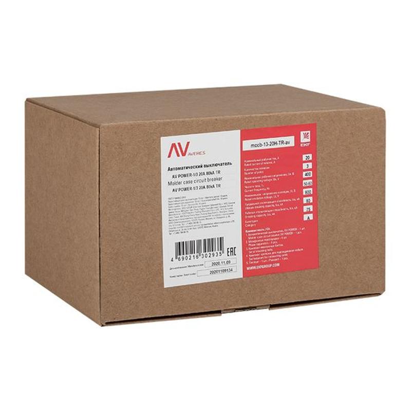 Выключатель автоматический AV POWER-1/3 20А 35kA TR | mccb-13-20-TR-av | EKF — миниатюра 10