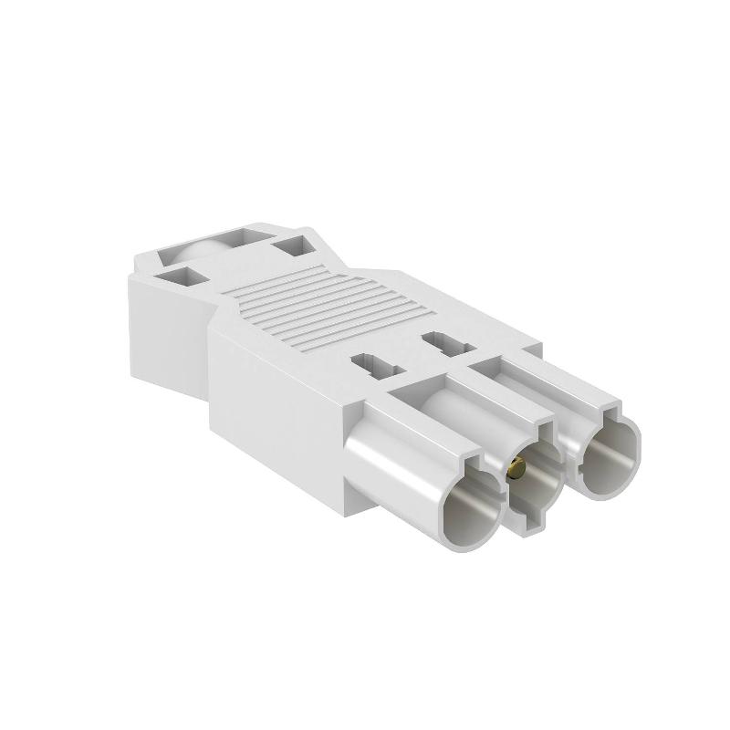 Разъем 3-полюсный Modul45connect, вилка 16 А, 250 B (белый) (ST-S GST18i3p W) | 6108055 | OBO Bettermann — OBO Bettermann