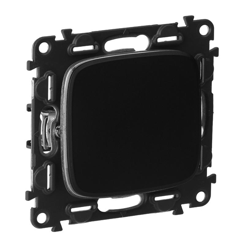 Valena ALLURE DIY Антрацит Переключатель 1-клавишный 10А 250В | 752916 | Legrand — Legrand