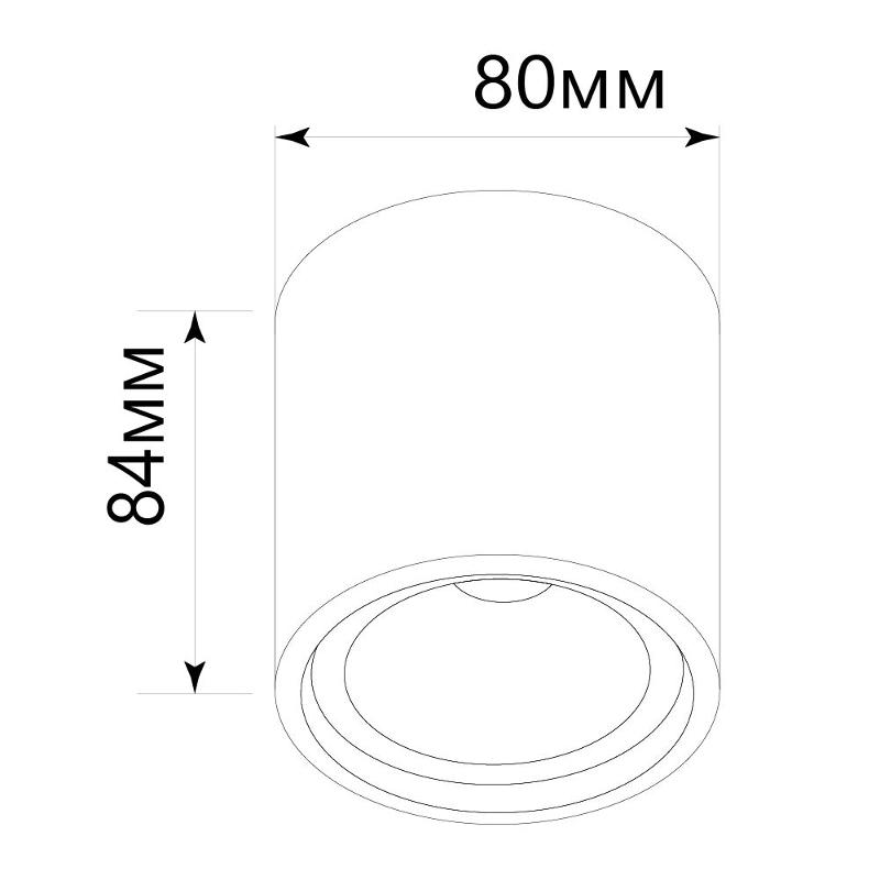 Светильник накладной акцентный ML179 MR16 35W, 220V, GU10, черный | 41470 | Feron — миниатюра 5