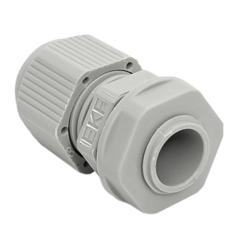 Сальник PG7 IP54 d отверстия 11мм, d проводника 3-6,5мм EKF PROxima | plc-pg-7 | EKF — миниатюра 10