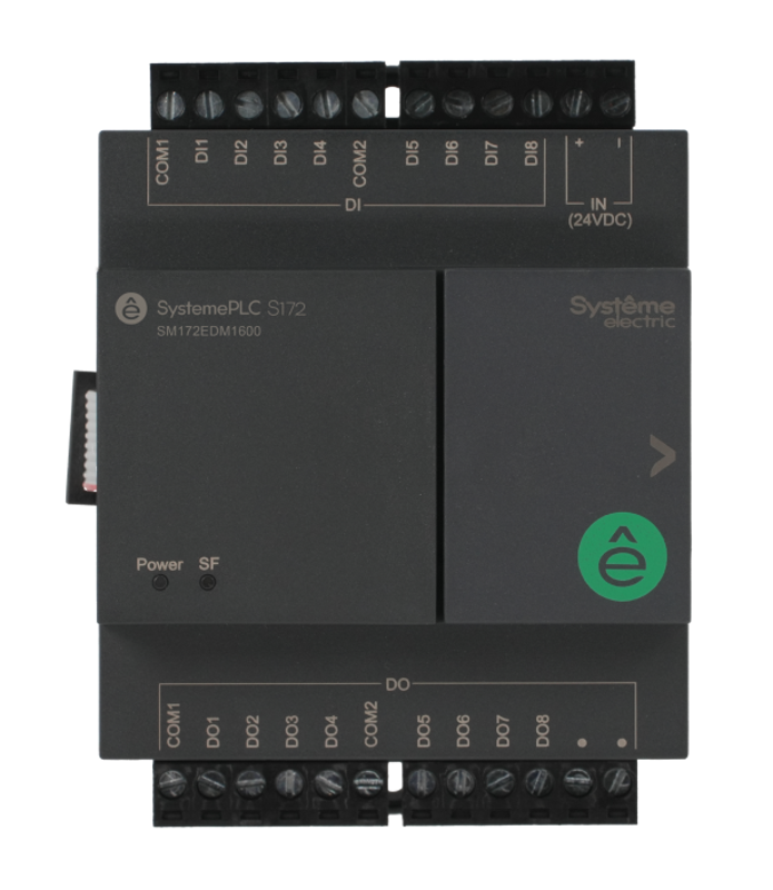 Дискретный модуль ввода/вывода; 24 VDC; 16 IO: 8 DI, 8 DO (реле) | SM172EDM1600 | SE — Systeme Electric