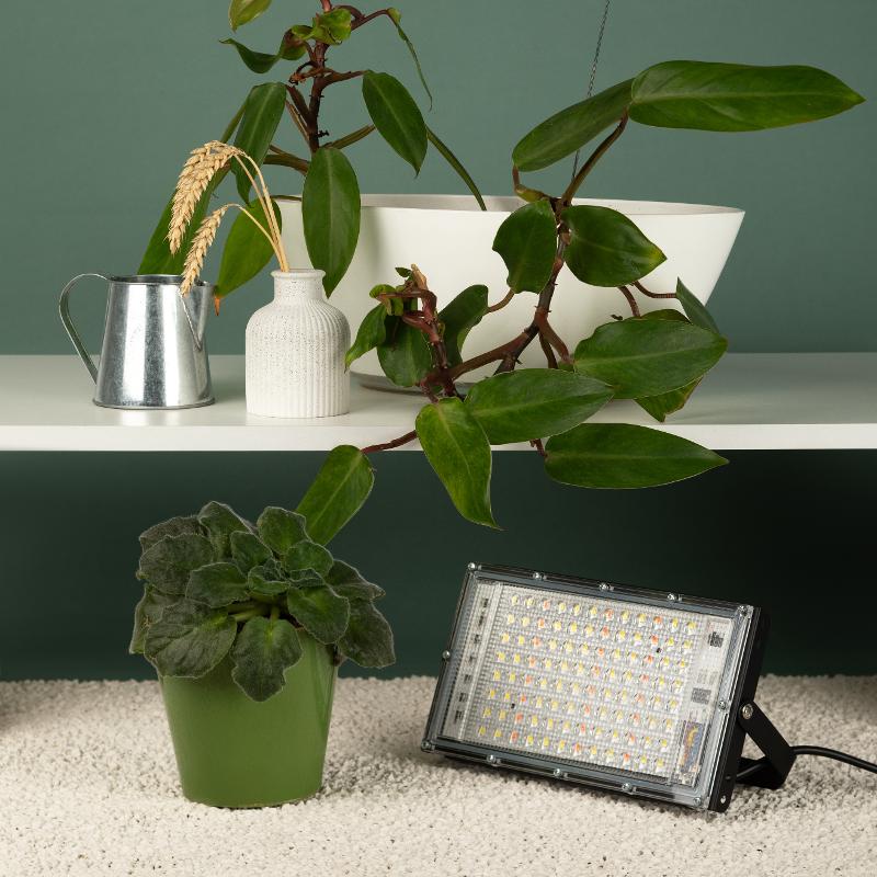 Фитопрожектор для растений светодиодный FITO-80W-Ra90-LED-Y полного спектра — миниатюра 4