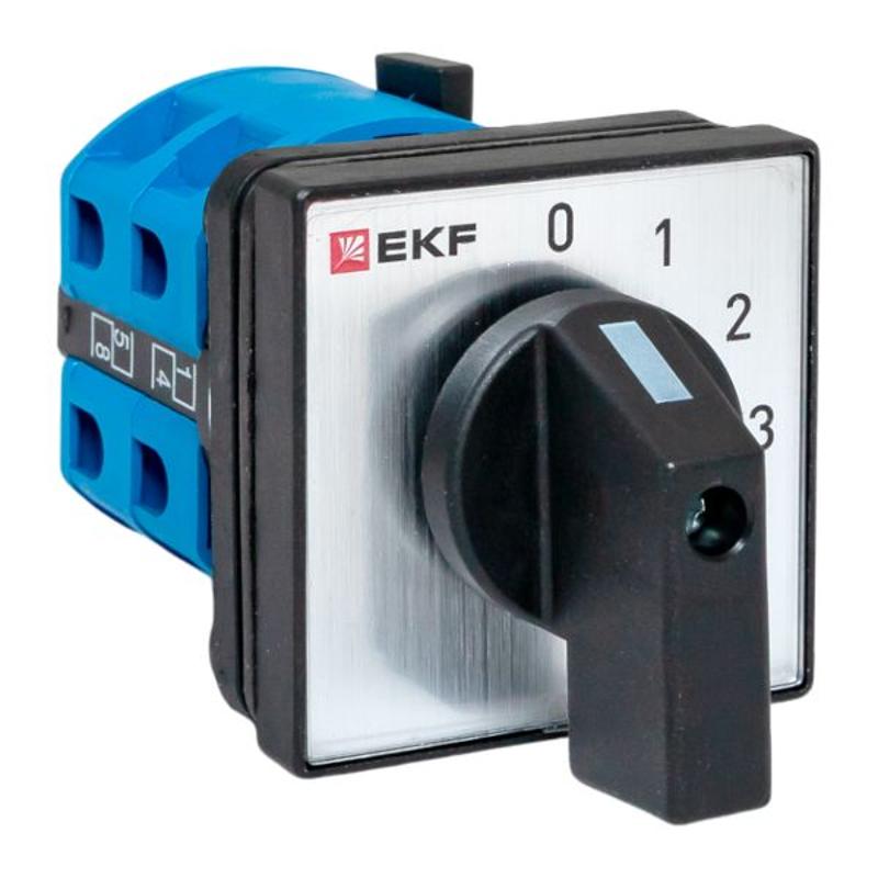Переключатель кулачковый ПК-1-101 25А 1P «0-1-2-3» IP65 | pk-1-101-25-65 | EKF — миниатюра 1