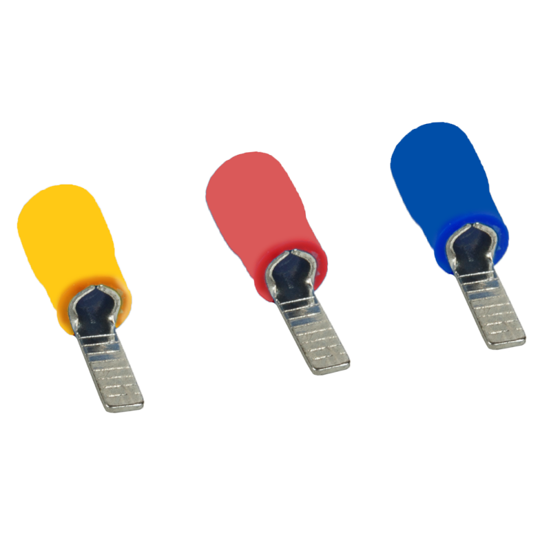 Наконечник штыревой плоский OptiKit T-Shp-PVC-0,5-1,5(100шт) | 278022 | КЭАЗ — КЭАЗ (Курский электроаппаратный завод)