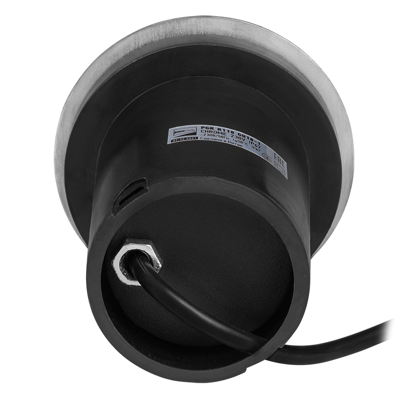 Светильник тротуарный встраиваемый под лампу PGR R110 GU10-1 Сhrome 230V IP67 | .5040052 | Jazzway — миниатюра 6