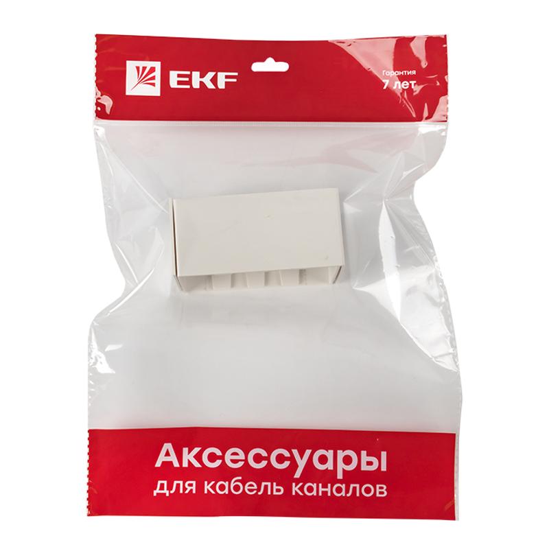 Соединитель (100х60) (2 шт) Plast EKF PROxima Белый  |  conw-100-60x2 |  EKF — миниатюра 7