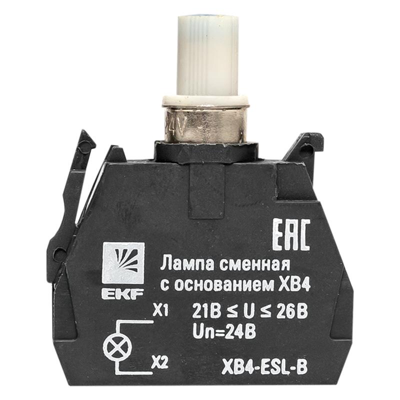 Лампа сменная c основанием XB4 синяя 24В EKF PROxima  |  XB4-ESL-B |  EKF  — миниатюра 6