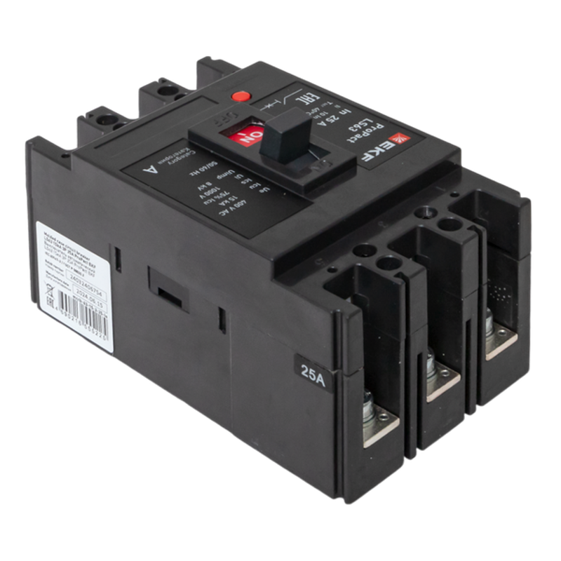 Выключатель автоматический LS63 15кА 3P 25А ProPact | mccb-63-15-3-25-ls | EKF — миниатюра 19