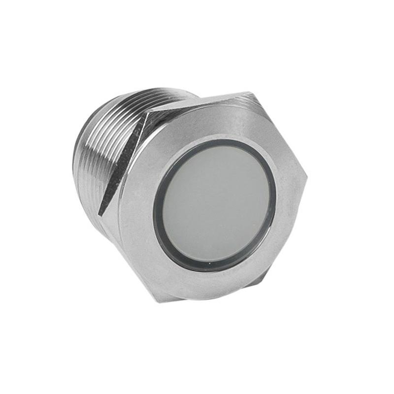 Лампа белая сигнальная S-Pro67 19 мм 230В PROxima | s-pro67-351 | EKF — миниатюра 1